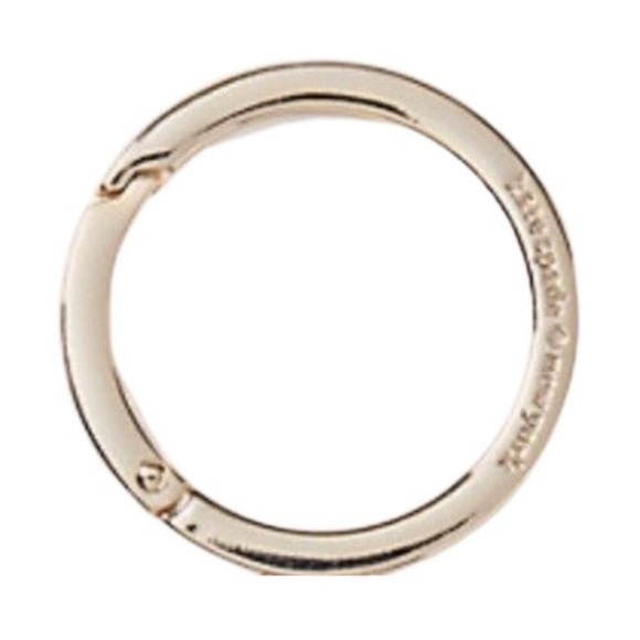 Kate Spade New York Gold Double Sided Sparkle Swivel Bag Charm NWT Christmas - Picture 8 of 8